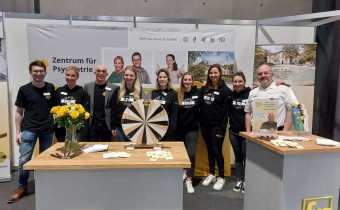Gruppenbild ZfP Mitarbeitende auf der Jobmesse