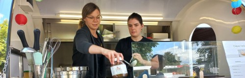 Crepesstand auf dem Stadtteilfest Bürkle-Bleiche