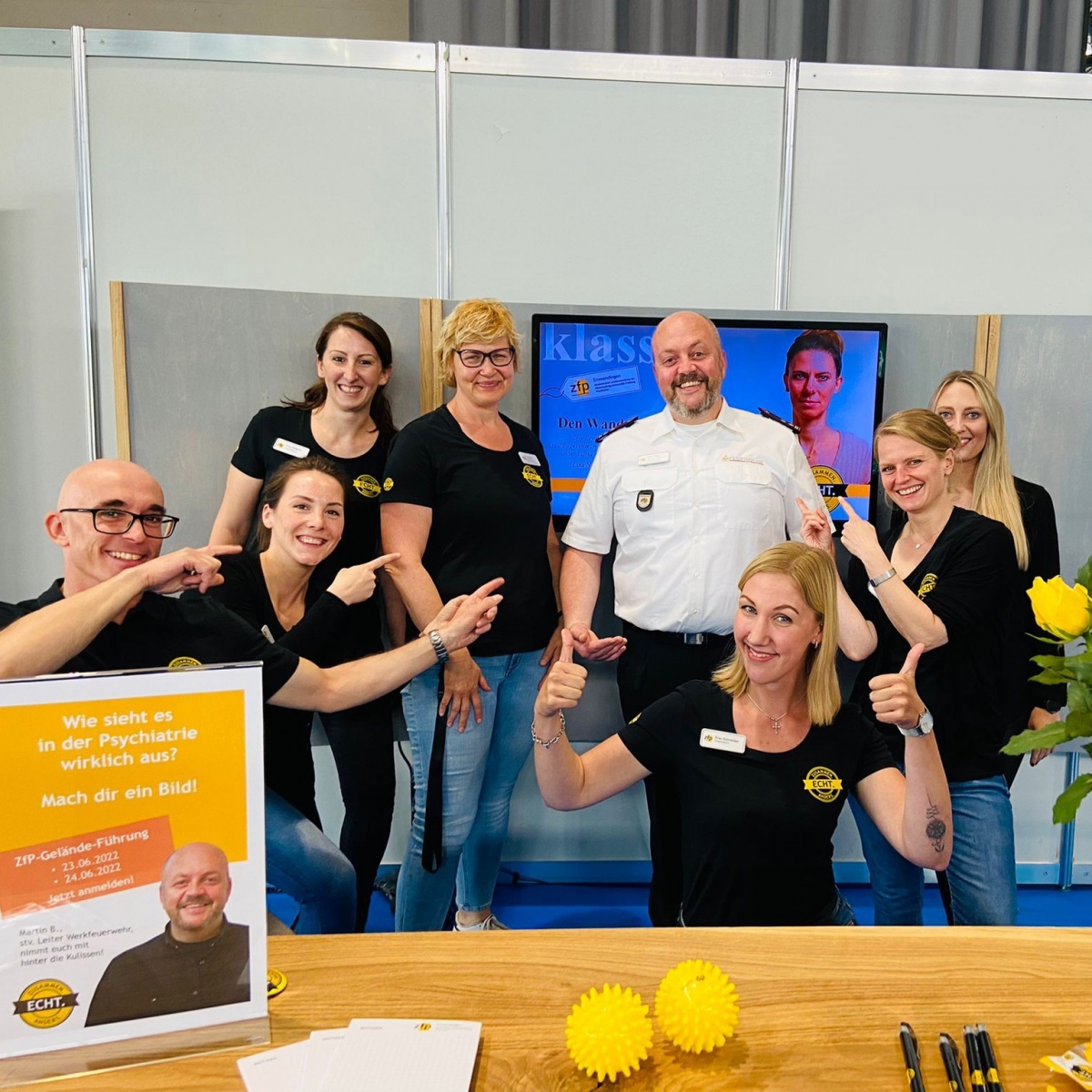 ZfP auf der Jobmesse Gesundheit & Pflege