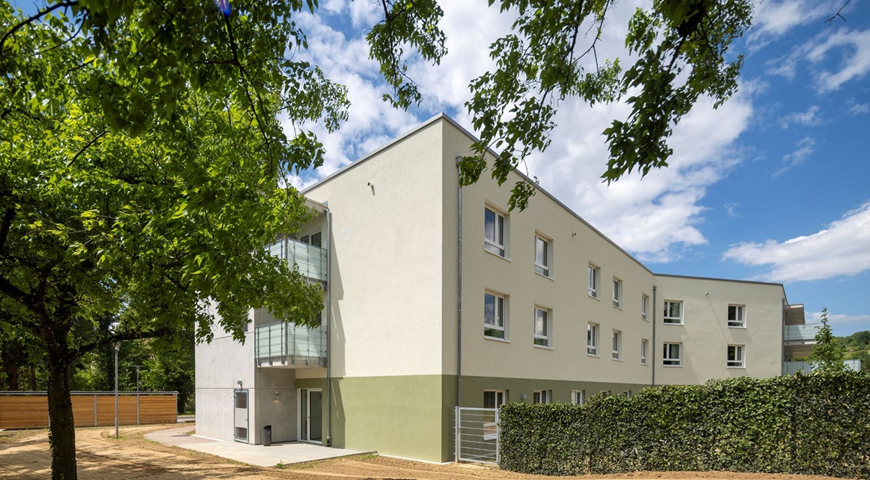 Außenansicht des Gebäudes "Haus am Park"